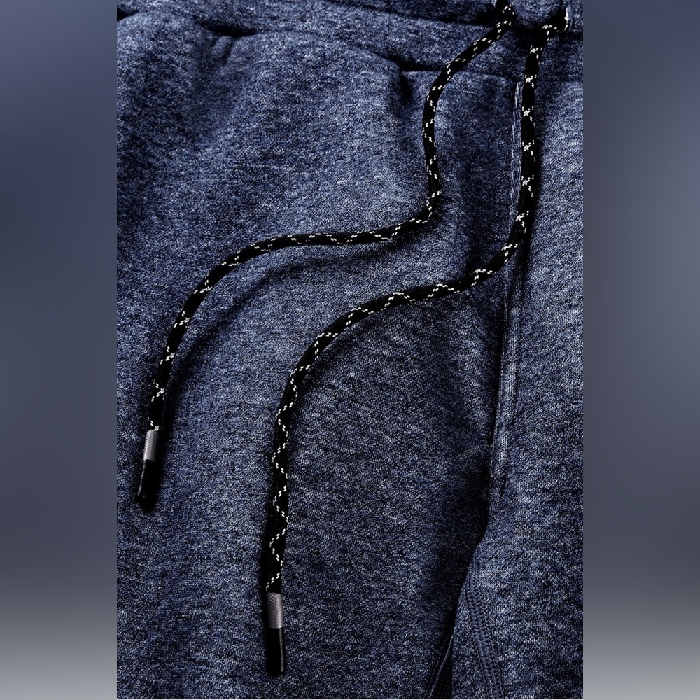Fabletics Men’s Postgame Jogger Sweatpants Navy Heather Athletic Fleece M - Picture 8 of 11